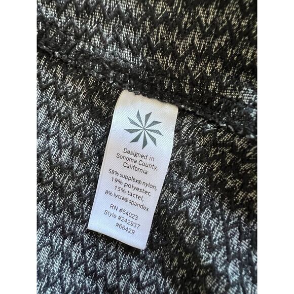 Athleta Heartbeat Hope Herringbone Form Athletic Full Zip Jacket Women’s Small - Picture 7 of 10